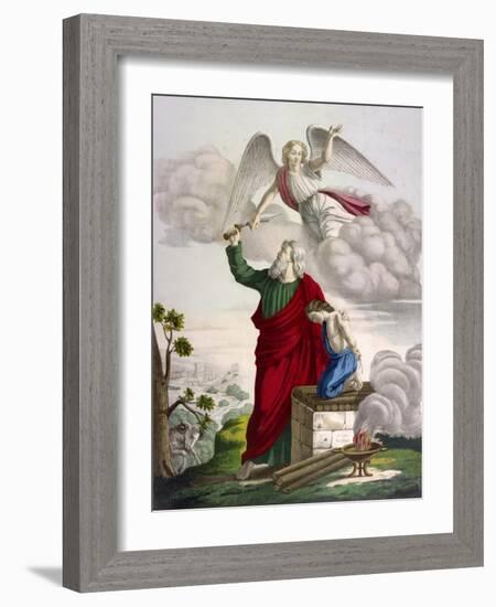 Abraham and Isaac-null-Framed Art Print