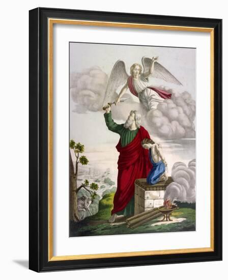 Abraham and Isaac-null-Framed Art Print