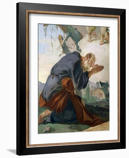 Abraham and the Angels, 1726-1739-Giovanni Battista Tiepolo-Framed Giclee Print