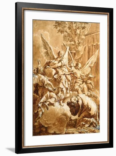 Abraham and the Three Angels, c.1750-Francesco Fontebasso-Framed Giclee Print