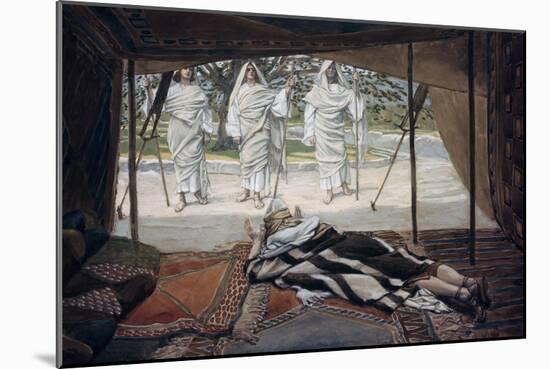 Abraham and the Three Angels-James Tissot-Mounted Giclee Print