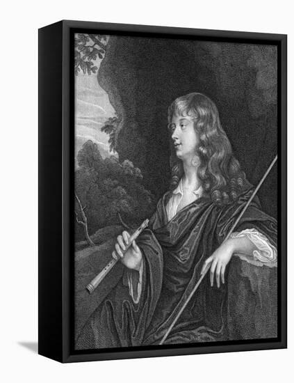 Abraham Cowley-Sir Peter Lely-Framed Stretched Canvas