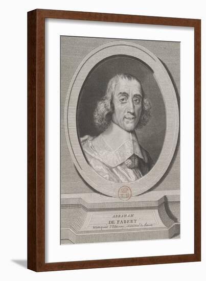 Abraham de Fabert, marquis d'Esternay, maréchal de France (1599-1662)-Nicolas Joseph Voyez-Framed Giclee Print