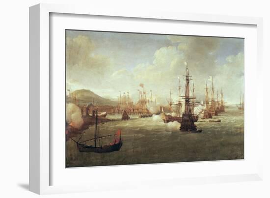 Abraham Duquesne at Chios, after 1681-Jan Karel Donatus Van Beecq-Framed Giclee Print