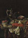 Still Life with a Silver Pitcher, 1660S-Abraham Hendricksz van Beijeren-Framed Premier Image Canvas