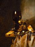 Still Life with a Basket of Grapes and a Gold Cup, 16Th Century (On Panel)-Abraham Hendricksz Van Beyeren-Giclee Print