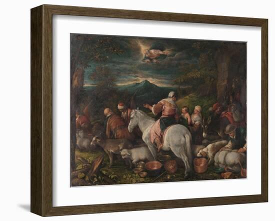 Abraham Leaves Haran, 1560-92-Francesco Bassano-Framed Giclee Print