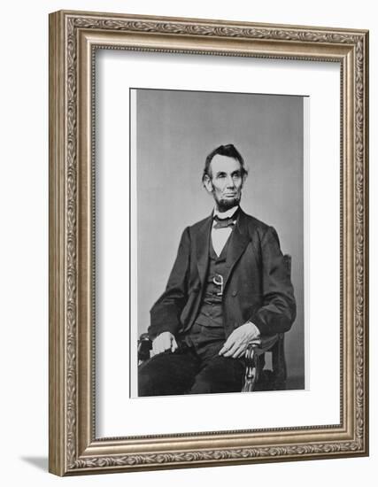 Abraham Lincoln, 16th President of the United States, 1860s-Unknown-Framed Photographic Print