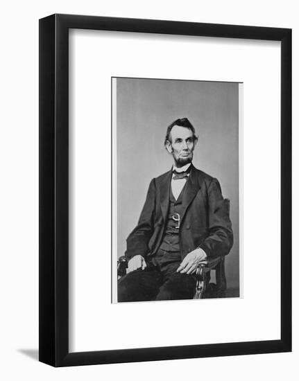 Abraham Lincoln, 16th President of the United States, 1860s-Unknown-Framed Photographic Print