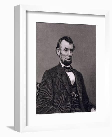 Abraham Lincoln, 16th President of the United States of America-Mathew Brady-Framed Giclee Print