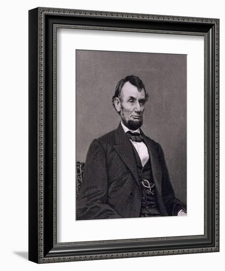 Abraham Lincoln, 16th President of the United States of America-Mathew Brady-Framed Giclee Print