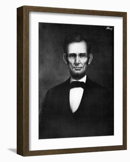 Abraham Lincoln, 16th President of the United States-Freeman Thorp-Framed Giclee Print
