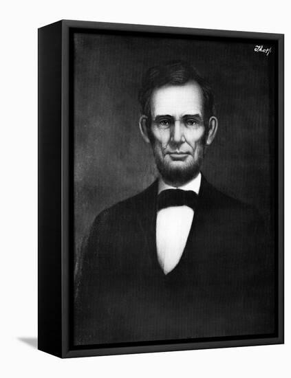 Abraham Lincoln, 16th President of the United States-Freeman Thorp-Framed Premier Image Canvas