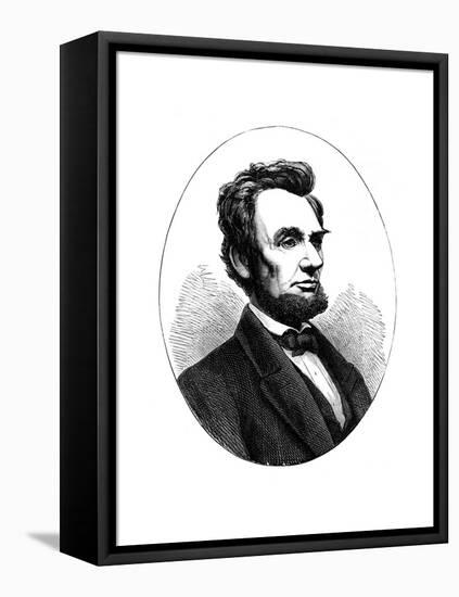 Abraham Lincoln (1809-186), US President-null-Framed Premier Image Canvas