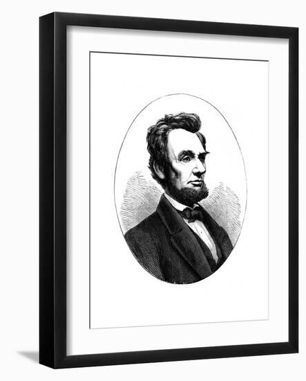 Abraham Lincoln (1809-186), US President-null-Framed Giclee Print