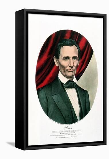 Abraham Lincoln (1809-6), C1865-Currier & Ives-Framed Premier Image Canvas