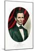 Abraham Lincoln (1809-6), C1865-Currier & Ives-Mounted Giclee Print