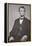 Abraham Lincoln (1809-65) 1864 (B/W Photo)-Mathew Brady-Framed Premier Image Canvas