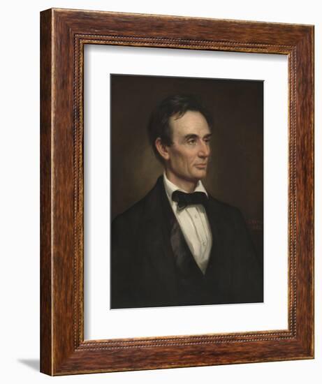 Abraham Lincoln, 1860-George Peter Alexander Healy-Framed Art Print