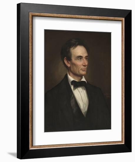 Abraham Lincoln, 1860-George Peter Alexander Healy-Framed Art Print