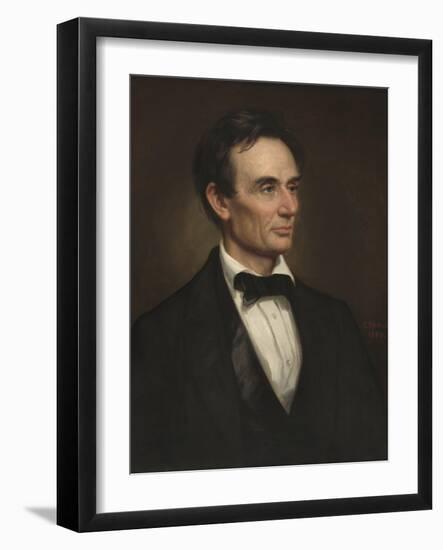 Abraham Lincoln, 1860-George Peter Alexander Healy-Framed Art Print