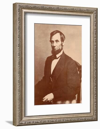 Abraham Lincoln, 1861-Alexander Gardner-Framed Photographic Print