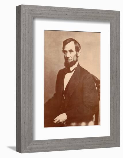 Abraham Lincoln, 1861-Alexander Gardner-Framed Photographic Print