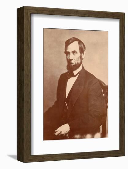 Abraham Lincoln, 1861-Alexander Gardner-Framed Photographic Print