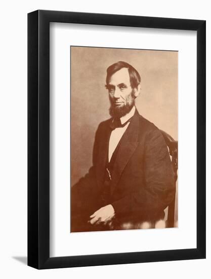 Abraham Lincoln, 1861-Alexander Gardner-Framed Photographic Print