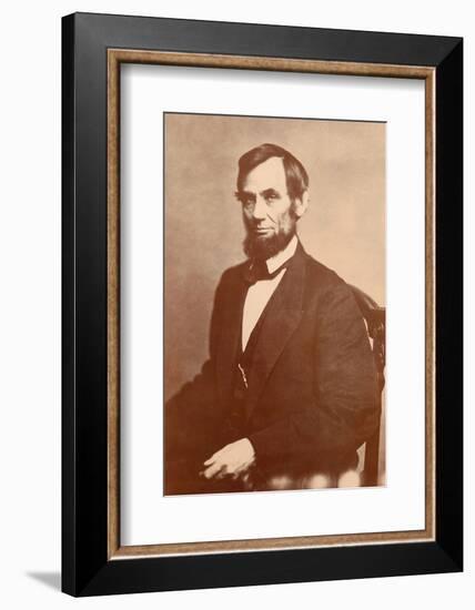 Abraham Lincoln, 1861-Alexander Gardner-Framed Photographic Print