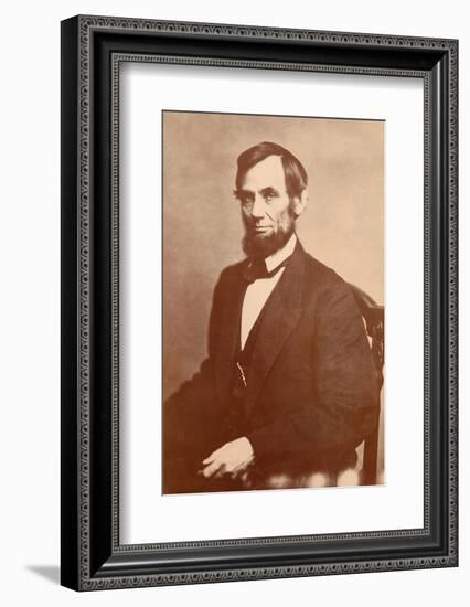 Abraham Lincoln, 1861-Alexander Gardner-Framed Photographic Print