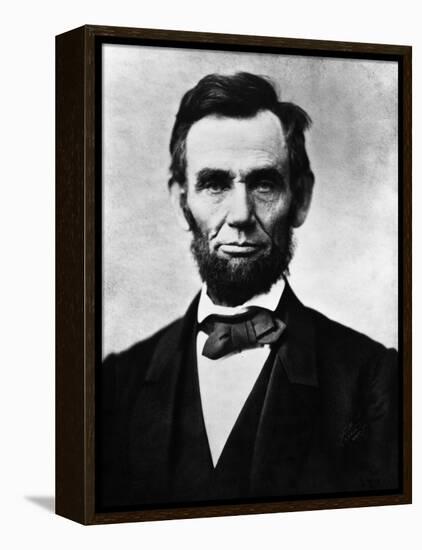 Abraham Lincoln, 1863-Alexander Gardner-Framed Stretched Canvas