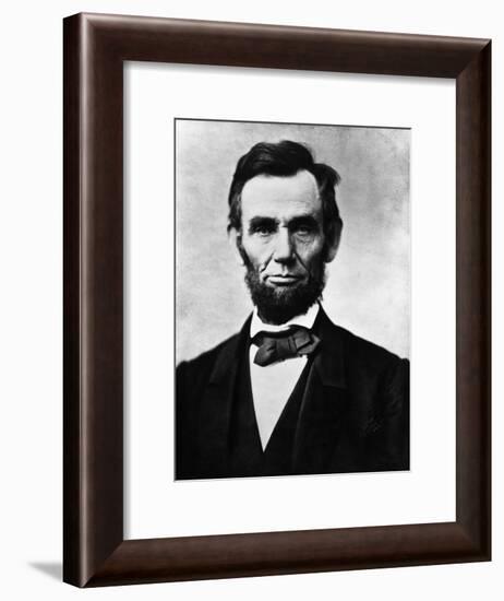 Abraham Lincoln, 1863-Alexander Gardner-Framed Photo