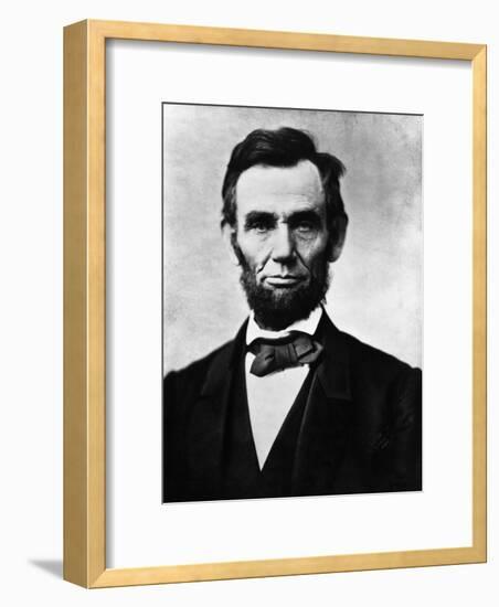 Abraham Lincoln, 1863-Alexander Gardner-Framed Photo