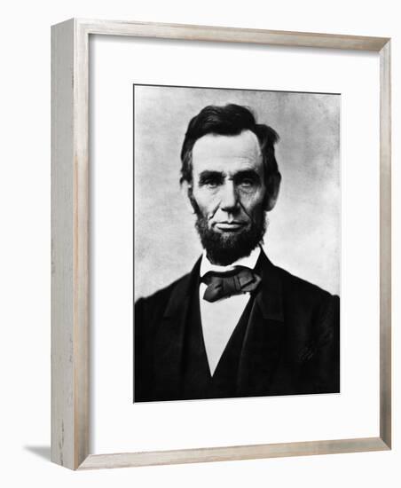 Abraham Lincoln, 1863-Alexander Gardner-Framed Photo