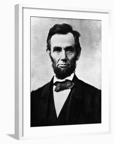 Abraham Lincoln, 1863-Alexander Gardner-Framed Photo