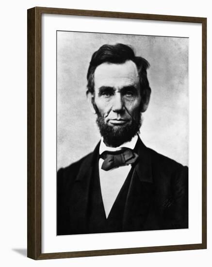 Abraham Lincoln, 1863-Alexander Gardner-Framed Photo