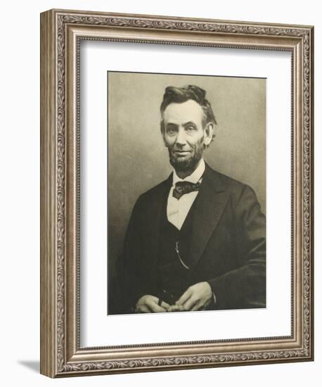 Abraham Lincoln by Alexander Gardner--Framed Photographic Print