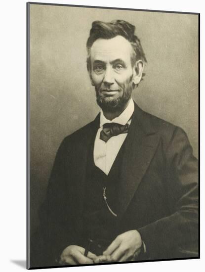 Abraham Lincoln by Alexander Gardner-null-Mounted Photographic Print