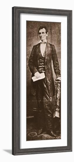 Abraham Lincoln, c.1860-null-Framed Photographic Print