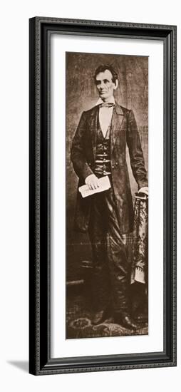 Abraham Lincoln, c.1860-null-Framed Photographic Print