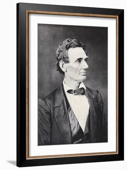 Abraham Lincoln, c.1860-Alexander Hesler-Framed Giclee Print