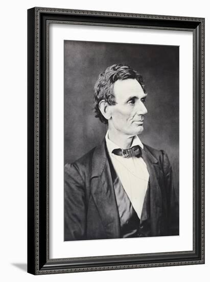 Abraham Lincoln, c.1860-Alexander Hesler-Framed Giclee Print