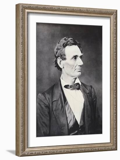 Abraham Lincoln, C.1860-Alexander Hesler-Framed Giclee Print