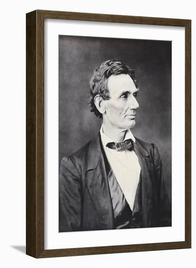 Abraham Lincoln, C.1860-Alexander Hesler-Framed Giclee Print