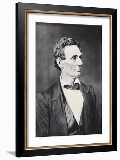 Abraham Lincoln, C.1860-Alexander Hesler-Framed Giclee Print