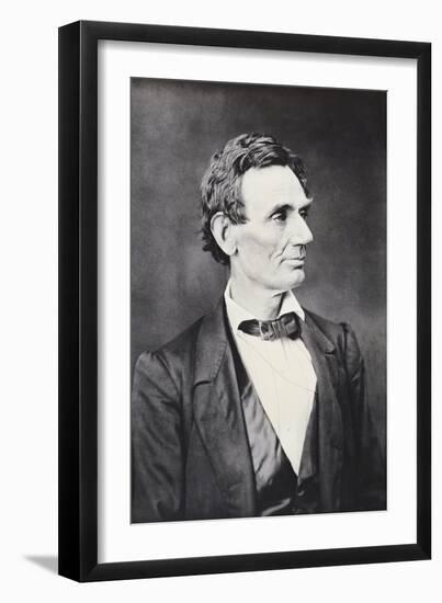 Abraham Lincoln, C.1860-Alexander Hesler-Framed Giclee Print