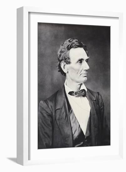 Abraham Lincoln, C.1860-Alexander Hesler-Framed Giclee Print