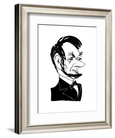 Abraham Lincoln - Cartoon' Premium Giclee Print - Tom Bachtell Abraham Lincoln - Cartoon' Premium Giclee Print - Tom Bachtell