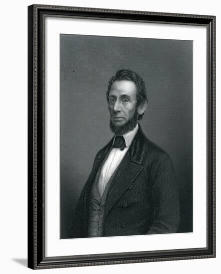 Abraham Lincoln, Engraved by H. C. Balding, 19th Century-null-Framed Giclee Print